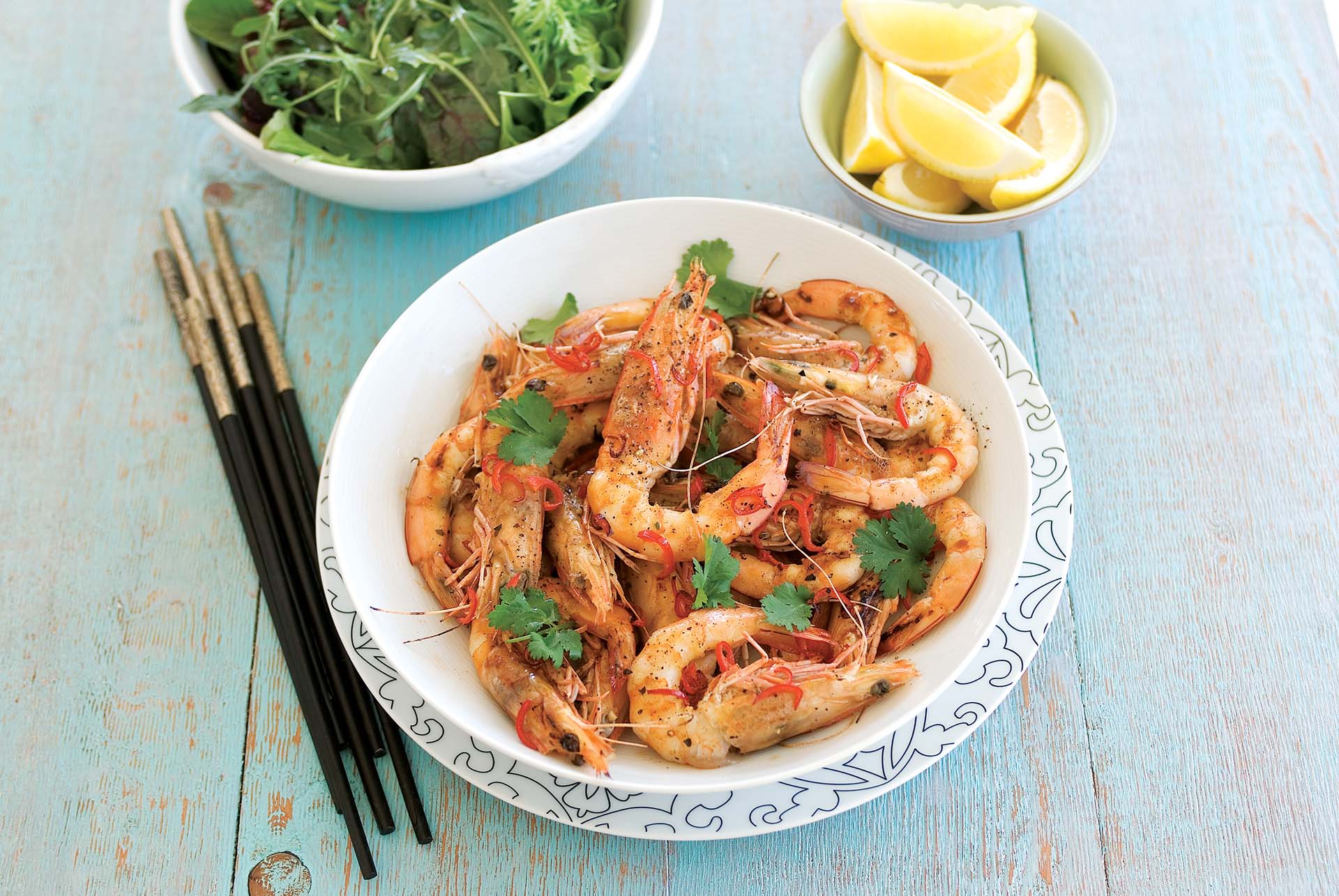 Barbecued Prawns