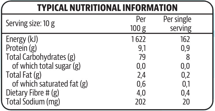 Tony Ferguson Brown Rice Cakes Salted Nutritable, 150g