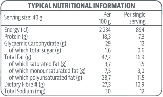 Tony Ferguson Flaxseed Nutritable, 200g