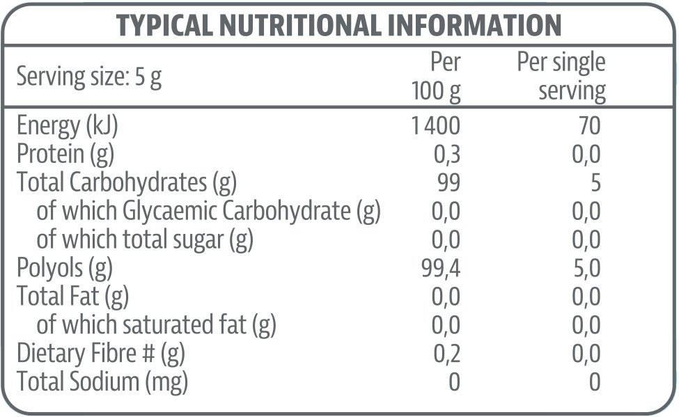 Tony Ferguson Xylitol Nutritable, 500g