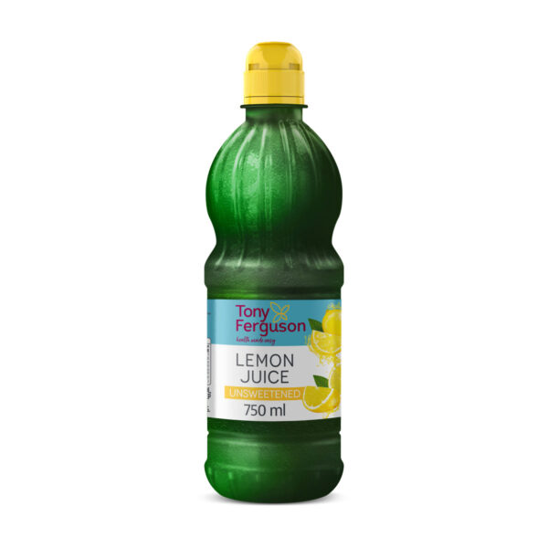 Tony Ferguson Unsweetened Lemon Juice - 750ml