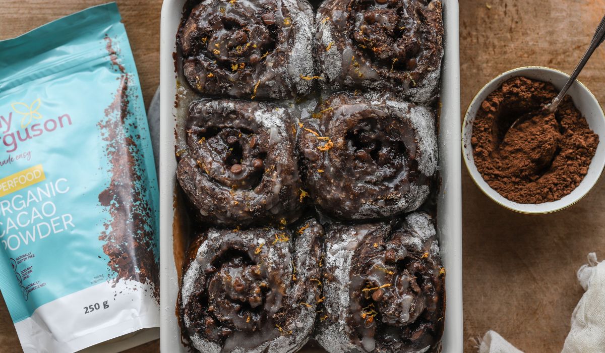 Chocolate Orange Cinnamon Buns